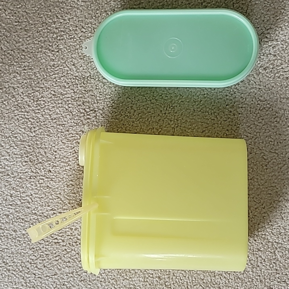 Tupperware pitcher and container